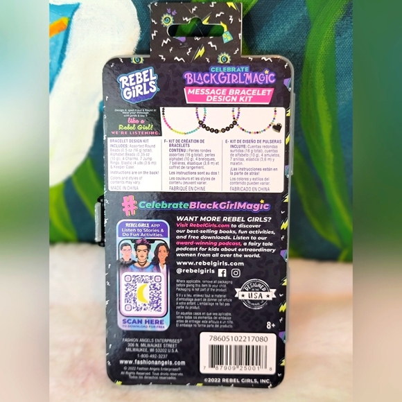 Black Girl Magic Message Bracelet Design Kit - Makes 12 bracelets - Picture 2 of 2